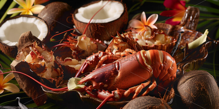 Lobster Cooked with Vanilla - Starpik Stock