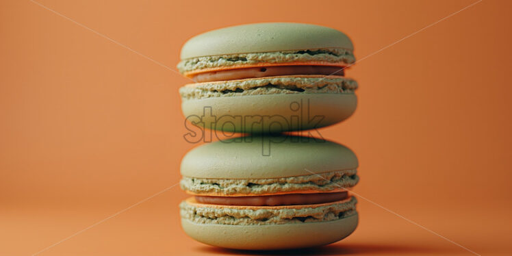 Mint macaroons delicious - Starpik