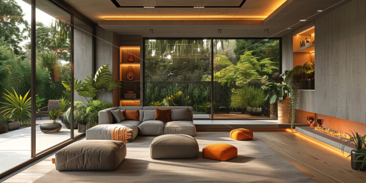 Modern contemporary design of a living room - Starpik