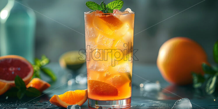 Orange fresh lemonade delicious drink for summer - Starpik