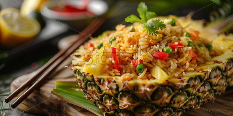 Pineapple Fried Rice - Starpik Stock