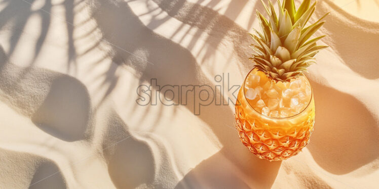 Pineapple cocktail summer drink - Starpik