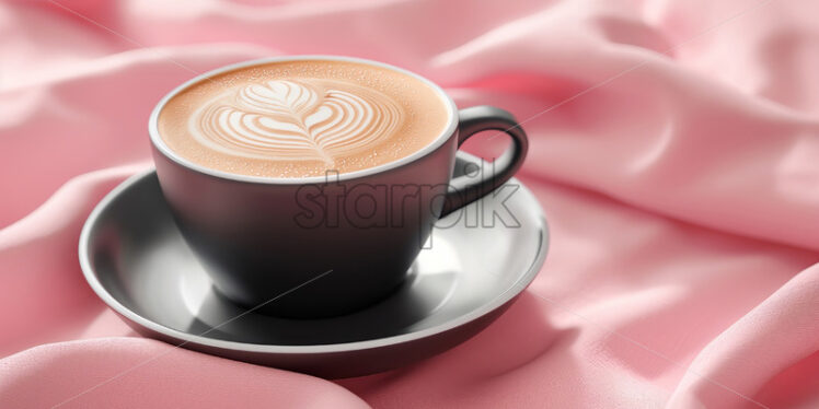 Pink Capuccino coffee cup - Starpik