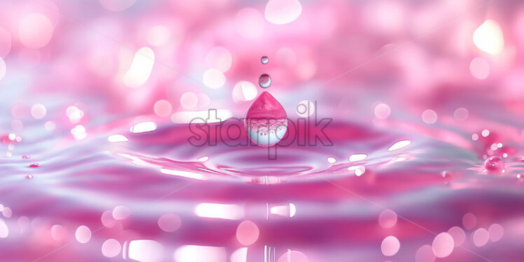 Pink liquid background - Starpik