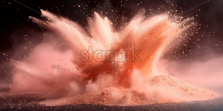 Pink powder splash explosion  - Starpik