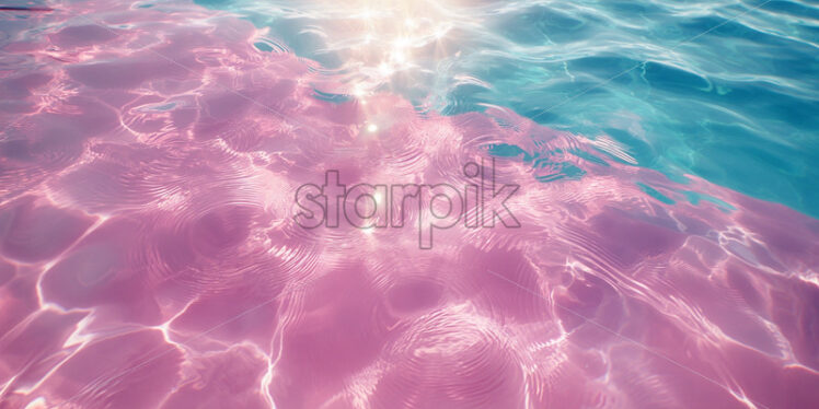 Pink sea water background - Starpik