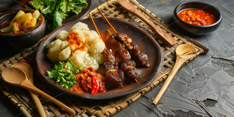 Pounded Yam with Sauce - Starpik Stock