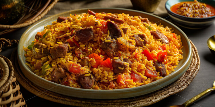 Rice Dish with Meat - Starpik Stock