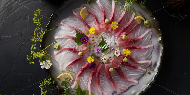 Sashimi: Delicate Petals of Flavor - Starpik Stock