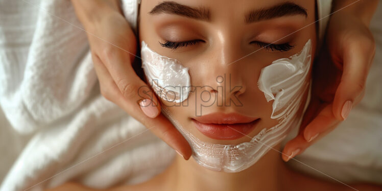 Skin care in a spa salon - Starpik