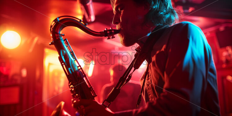 Soulful Saxophone Serenade - Starpik Stock