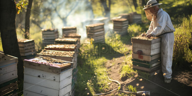 Sunlit Apiary Harmony - Starpik Stock