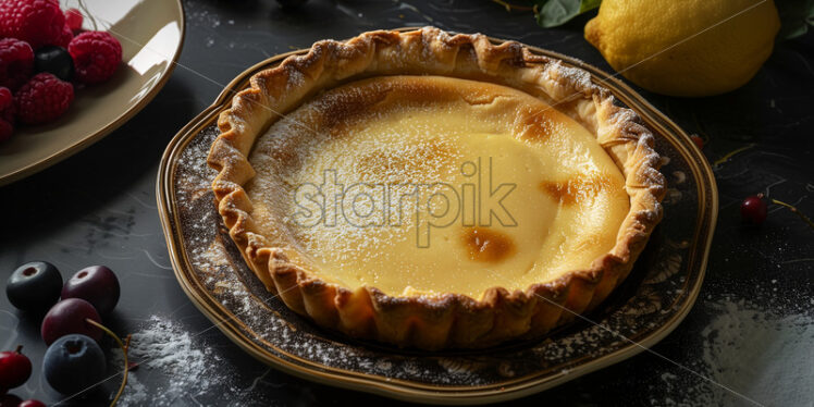 Traditional Cheese Tart - Starpik Stock