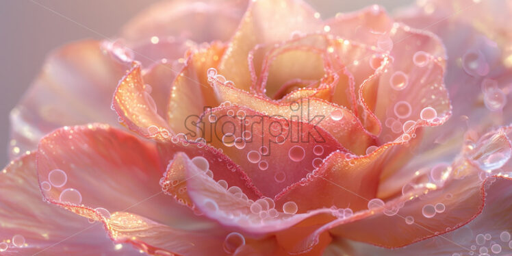 Transparent delicate rose flower - Starpik