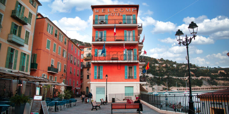 Welcome Hotel in Villefranche sur Mer - Starpik Stock