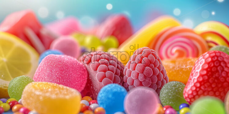 colourful candies jelly sweetness - Starpik