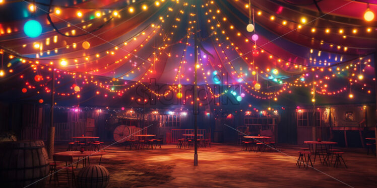 A colorful lights circus - Starpik