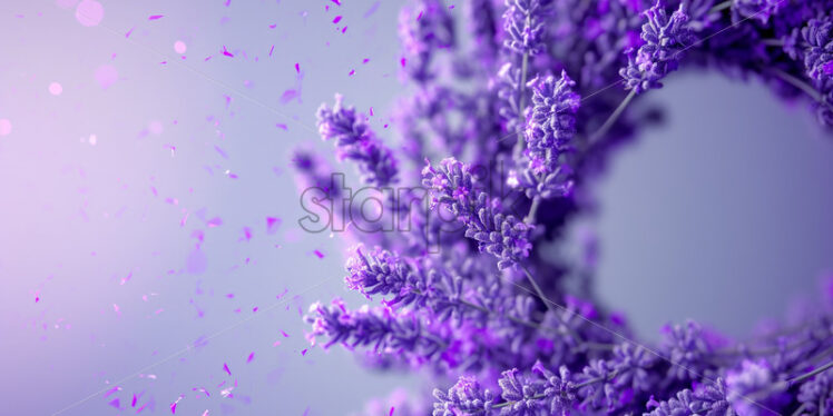 Lavender flowers bouquet aroma background  - Starpik