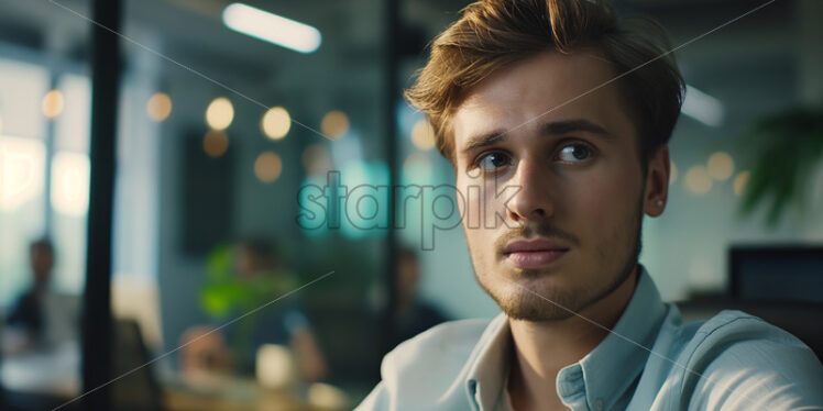 Lgbt person working in a team in the office - Starpik