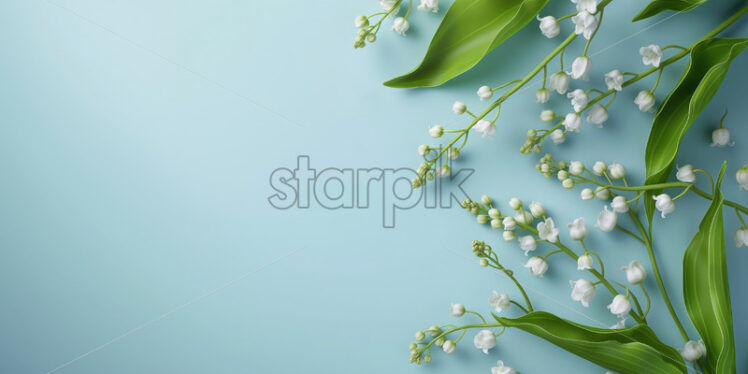 Lilly of the valley delicate background - Starpik