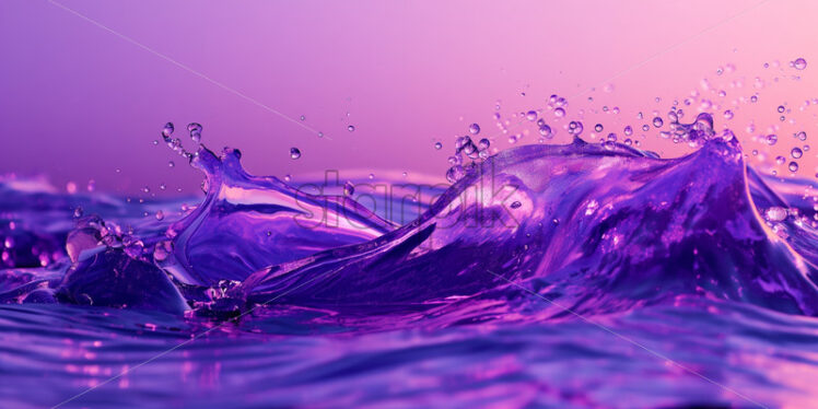 Purple splash water background - Starpik