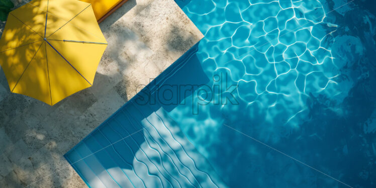 Top view summer pool - Starpik