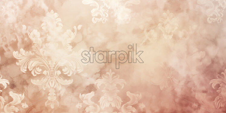 Vintage baroque royal pattern background - Starpik