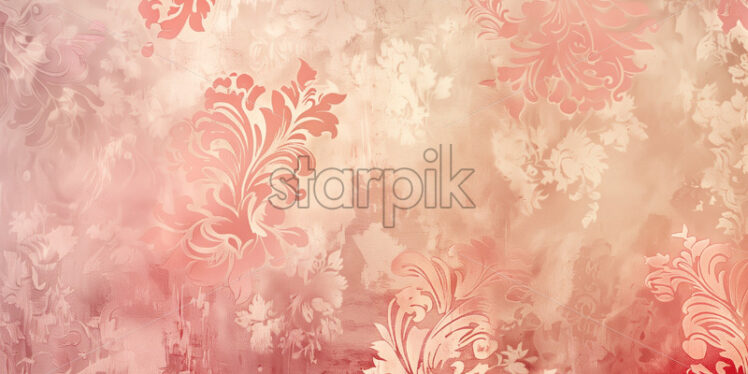 Vintage baroque royal pattern background - Starpik