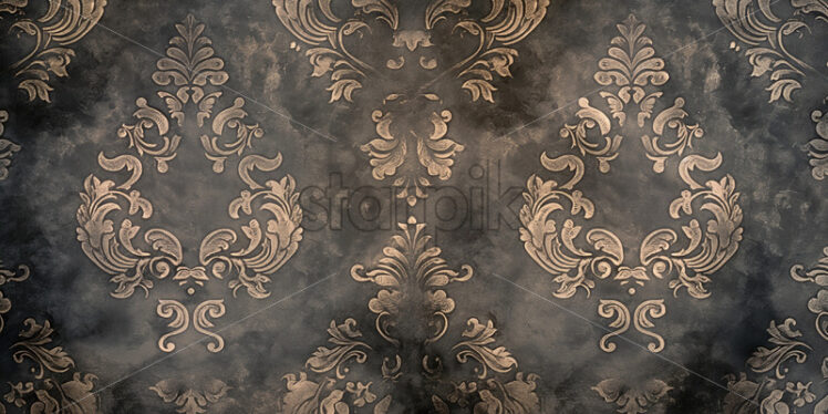 Vintage baroque royal pattern background - Starpik