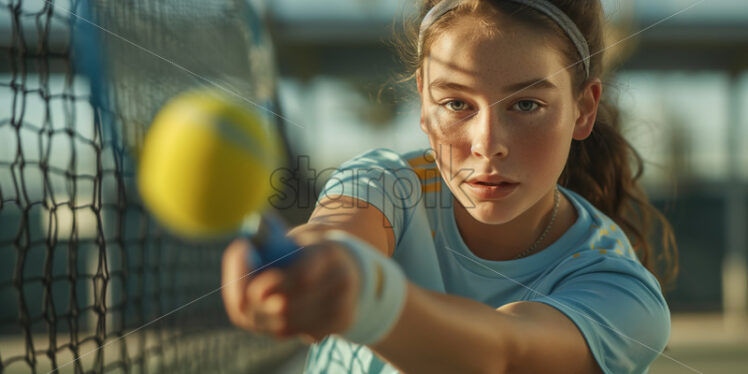 Woman playing tennis sport life - Starpik