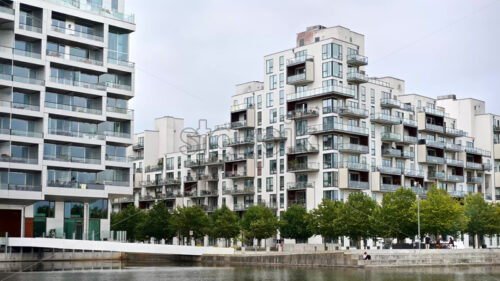 VIDEO View of the Staevnen apartment complex in Copenhagen, Denmark - Starpik