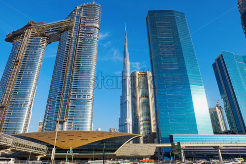 Dubai cityscape with Burj Khalifa tower in United Arab Emirates - Starpik