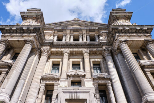 Exterior shot of Law Courts of Brussels. Belgium landmarks - Starpik