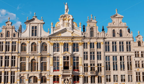 Grand place square and buildings in Brussels, Belgium - Starpik