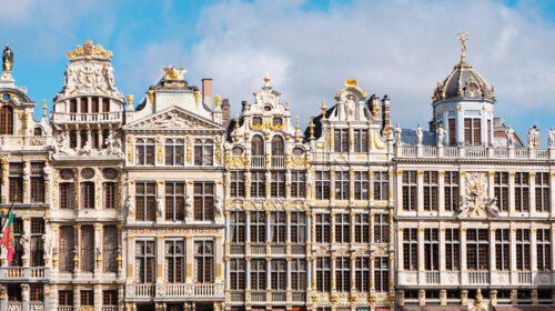 Grand place square and buildings in Brussels, Belgium - Starpik