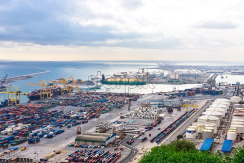 Industrial Port Barcelona Spain - Starpik