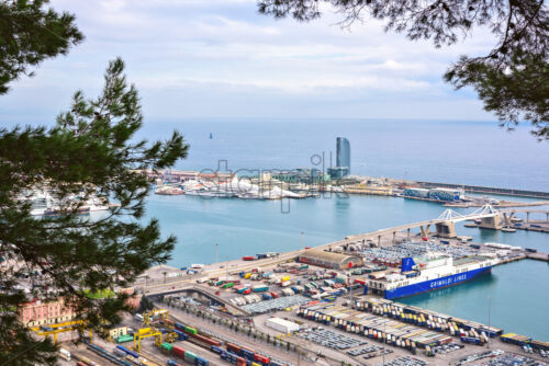 Industrial Port Barcelona Spain - Starpik