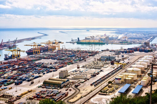 Industrial Port Barcelona Spain - Starpik