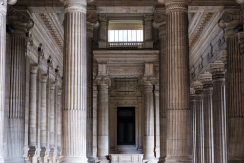 Law Courts and Palace of justice of Brussels interior at daylight. Belgium landmarks - Starpik