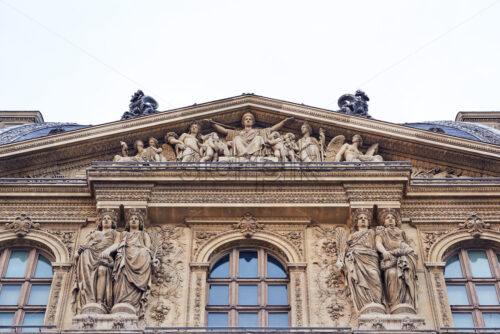 PARIS, FRANCE – SEPTEMBER 28, 2018: Pavillon Sully in Palace of Versailles yard - Starpik