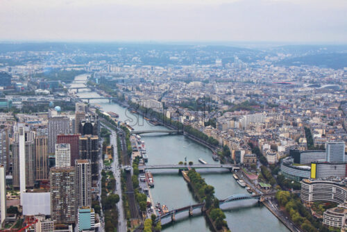 Panoramic view on paris city - Starpik