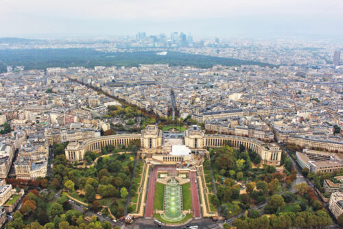 Panoramic view on paris city - Starpik