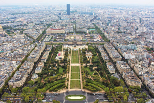 Panoramic view on paris city - Starpik