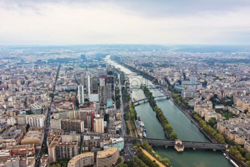 Panoramic view on paris city - Starpik