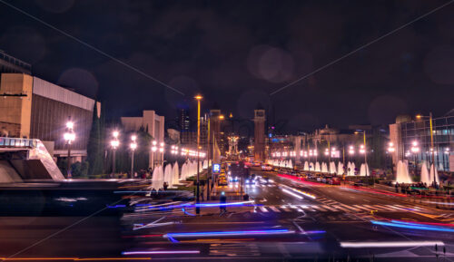 Placa de Espana at night – the Two  Venetian Towers - Starpik