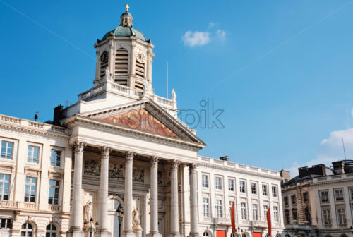 Place Royale on Mont des Arts at daylight in Brussels, Belgium - Starpik