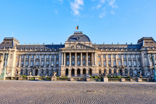 Royal Palace of Brussels at daylight. Belgium landmarks - Starpik