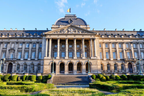 Royal Palace of Brussels at daylight. Belgium landmarks - Starpik