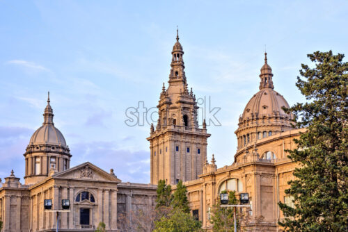 The National Museum of Catalan Visual Art, abbreviated as MNAC, located in Barcelona, Catalonia, Spain - Starpik