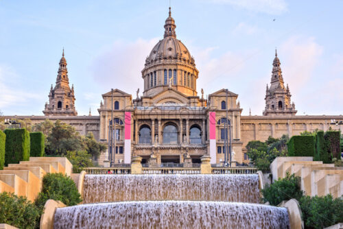 The National Museum of Catalan Visual Art, abbreviated as MNAC, located in Barcelona, Catalonia, Spain - Starpik